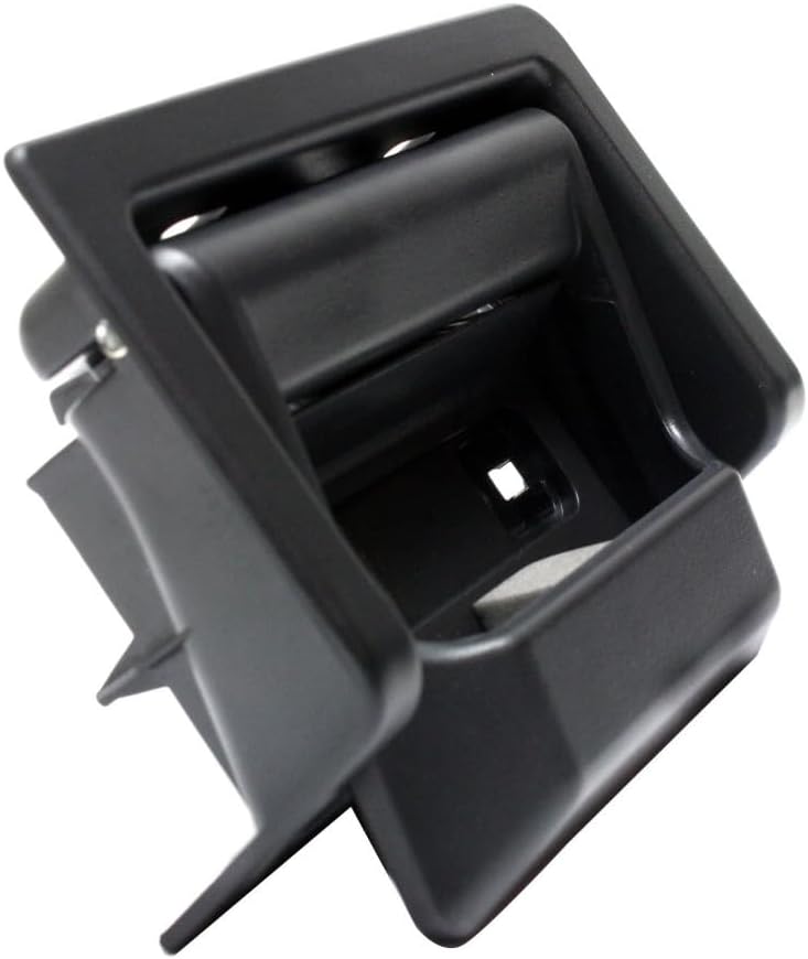 For Ford F-150 2004 05 06 07 2008 Interior Door Handle Driver and Passenger Side | Pair | Rear | Black | Super Cab | All Submodels | Replacement For FO1552114, FO1553114 | 8L3Z1822601AA, 8L3Z1822600AA