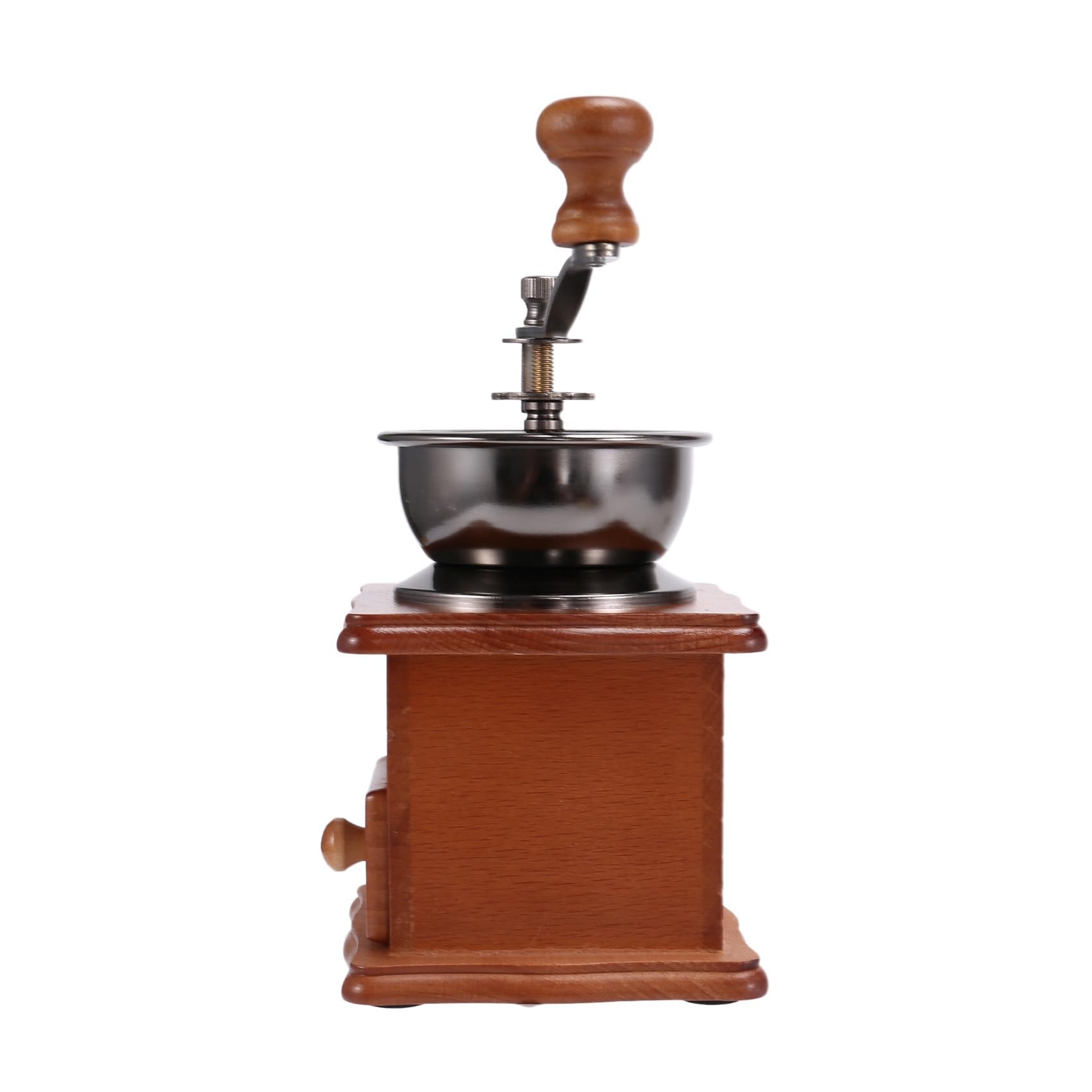 4X Kaffee Bohnen Manuelle Kaffee Hand Edelstahl Retro Kaffee Gewürz Mini Gratmühle mit Keramik