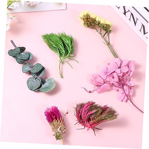 Corona de flores secas decorativa para hogar y eventos miniatura 4