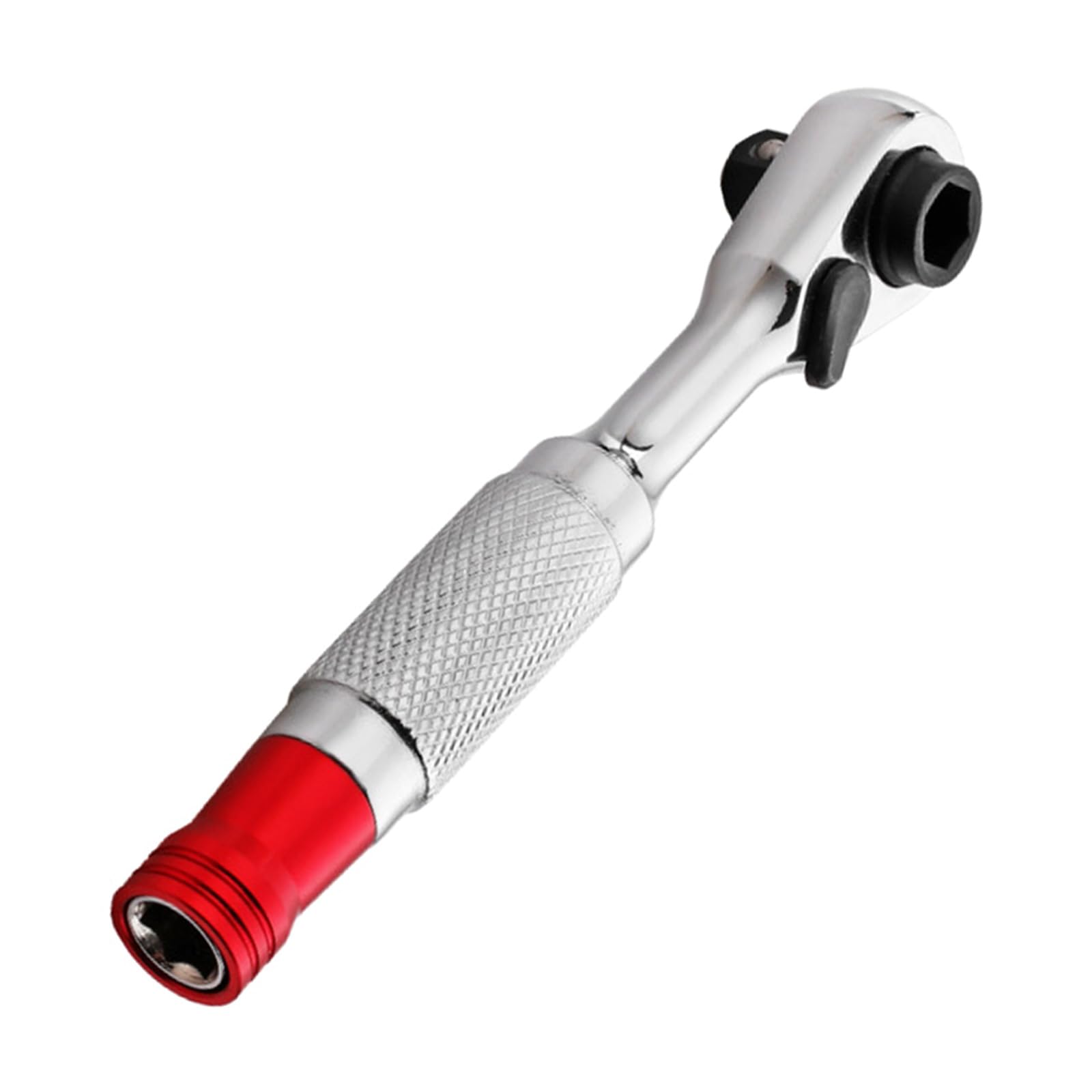 YROHGKPN Space Saving Spanner 1/4" Drive Ratchets Handle Hand Tool for Mechanics Wrench for Narrow Space Ratchets Wrench