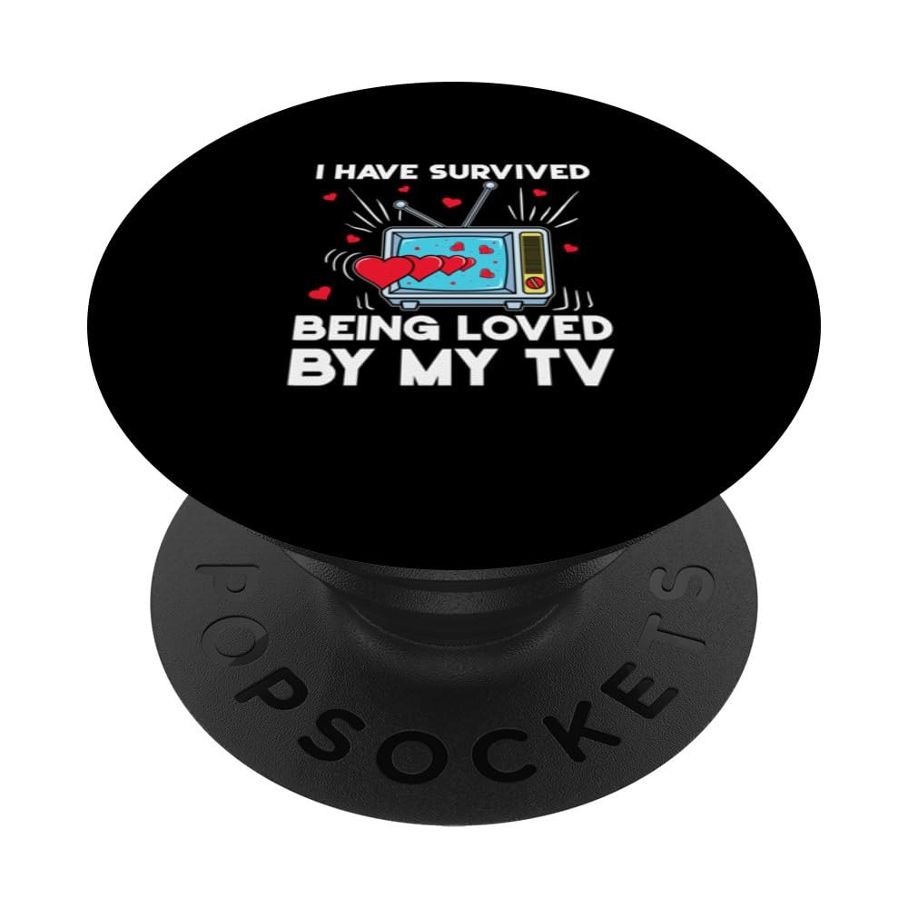 Music Tv Funny Entertainment Gossip Drama Movie Series PopSockets Swappable PopGrip, Black