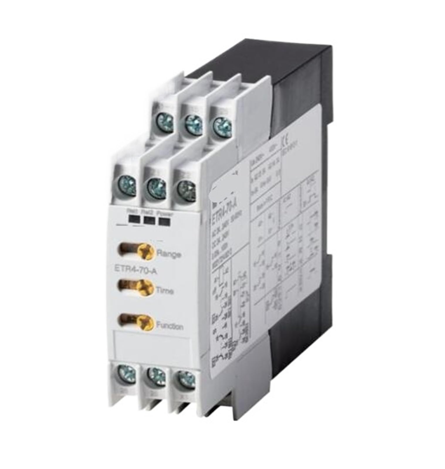 ZVQYSGIW 031888 ETR4-70-A - Timing relay, 2W, 0.05s-100h, 24-240VAC/DC, potentiometer connection