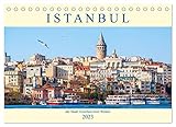 Istanbul - die Stadt zwischen zwei Welten (Tischkalender 2023 DIN A5 quer), Calvendo Monatskalender