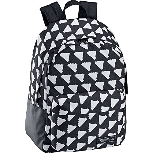 adidas Unisex - Vuxen Classic Box Graphic Backpack, black, One size