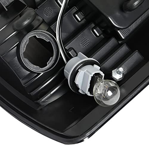 HECASA LED Tail Lights Assembly Compatible with 2002-2006 Dodge Ram 1500 2500 3500 LED Tube Bar Rear Brake Turn Signal Lamp Taillights Smoke Lens Black Housing Left & Right by HECASA - Image 9