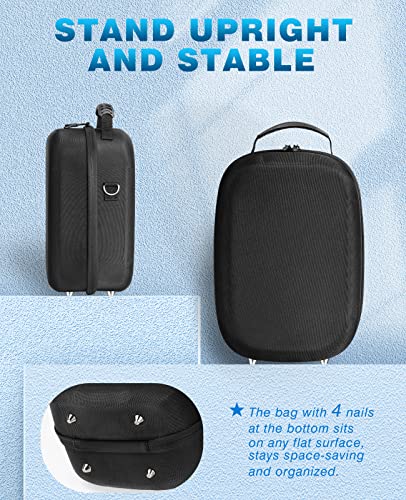 MoKo Harte Schutzhülle Kompatibel mit Playstation VR2, VR2 Spiele-Headset, Sense-Controller & Anderes Zubehör, PS VR2 Schutztasche Geeignet für Reisen und Lagerung, Schwarz – Bild 6