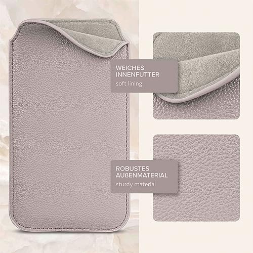 Étui fin Xiaomi 13 gris clair, housse de protection microfibre avec sangle de retrait - 7