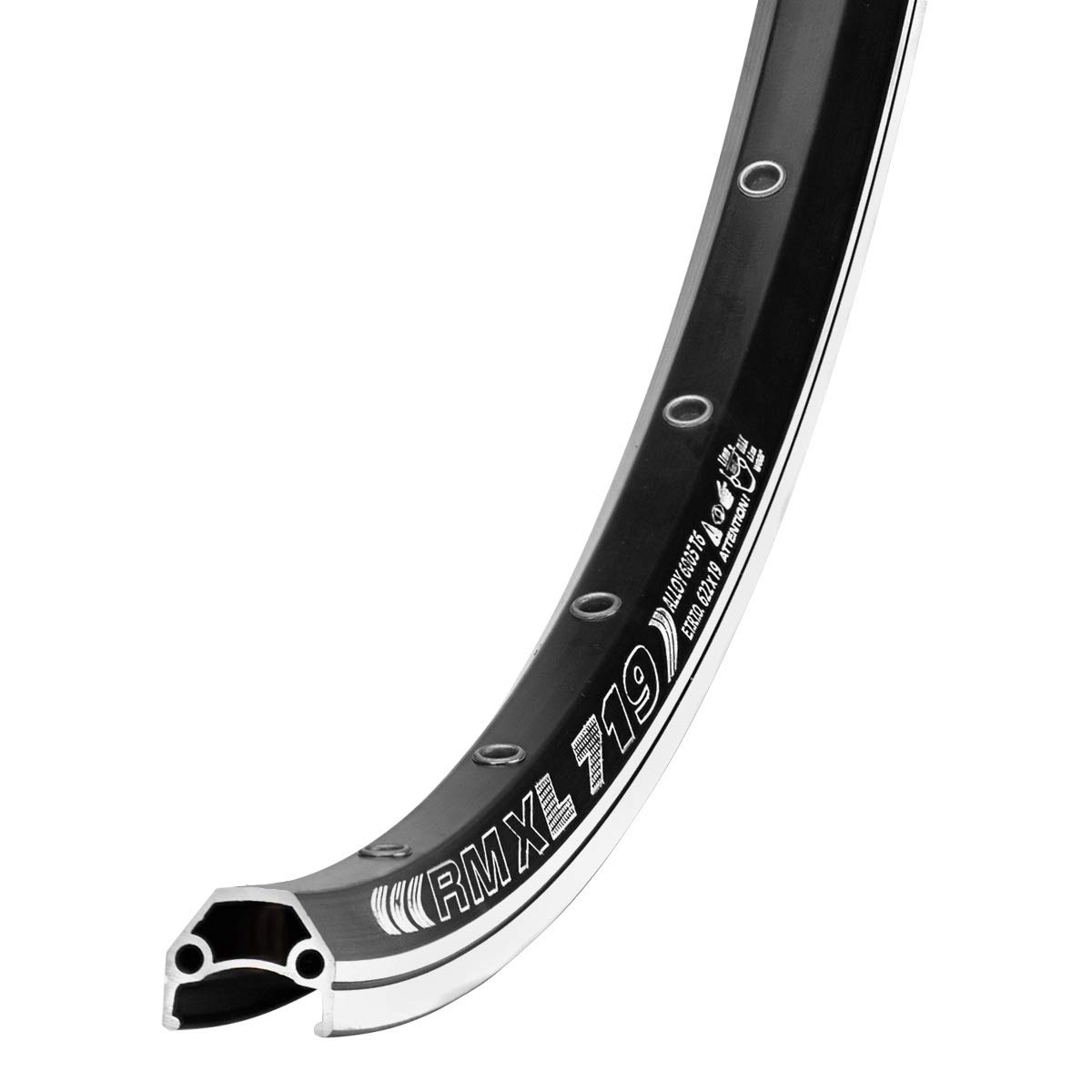 Rim L-719 Dragon 28-29 Zoll-Aluminium-36G Schwarz