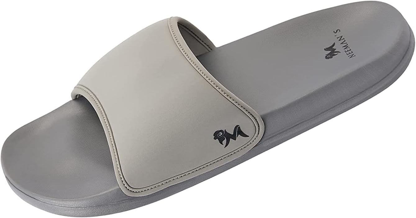 Neeman's Eco Slides for Women | Open Toe Indoor Outdoor Slippers for Girls | Natural Rubber and Recycled Materials| Anti Skid and Durable | Lightweight and Comfort Flip Flops