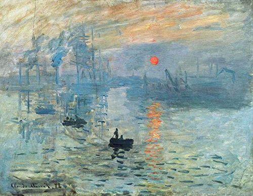 Tallenge - Most Famous Paintings - Impression, Sunrise by Claude Monet - Small Poster(Paper,12 x 17? inches, MultiColour)