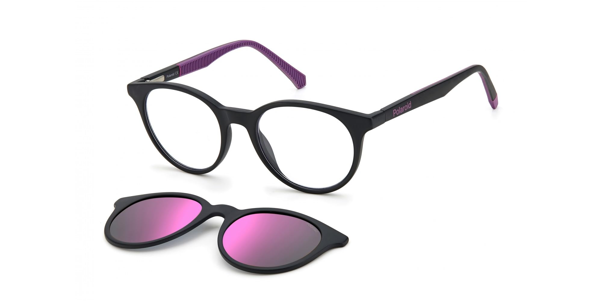 Gafas de Sol POLAROID Niños PLD 8044/CS 5F3 MATTE BLACK VIOLET 45/17/130 JUNIOR