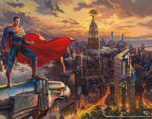Ceaco 3682-1 4 In 1 Multipack - Thomas Kinkade - Dc Comics - Justice League (4) 500 Piece Jigsaw Puzzles thumb #2