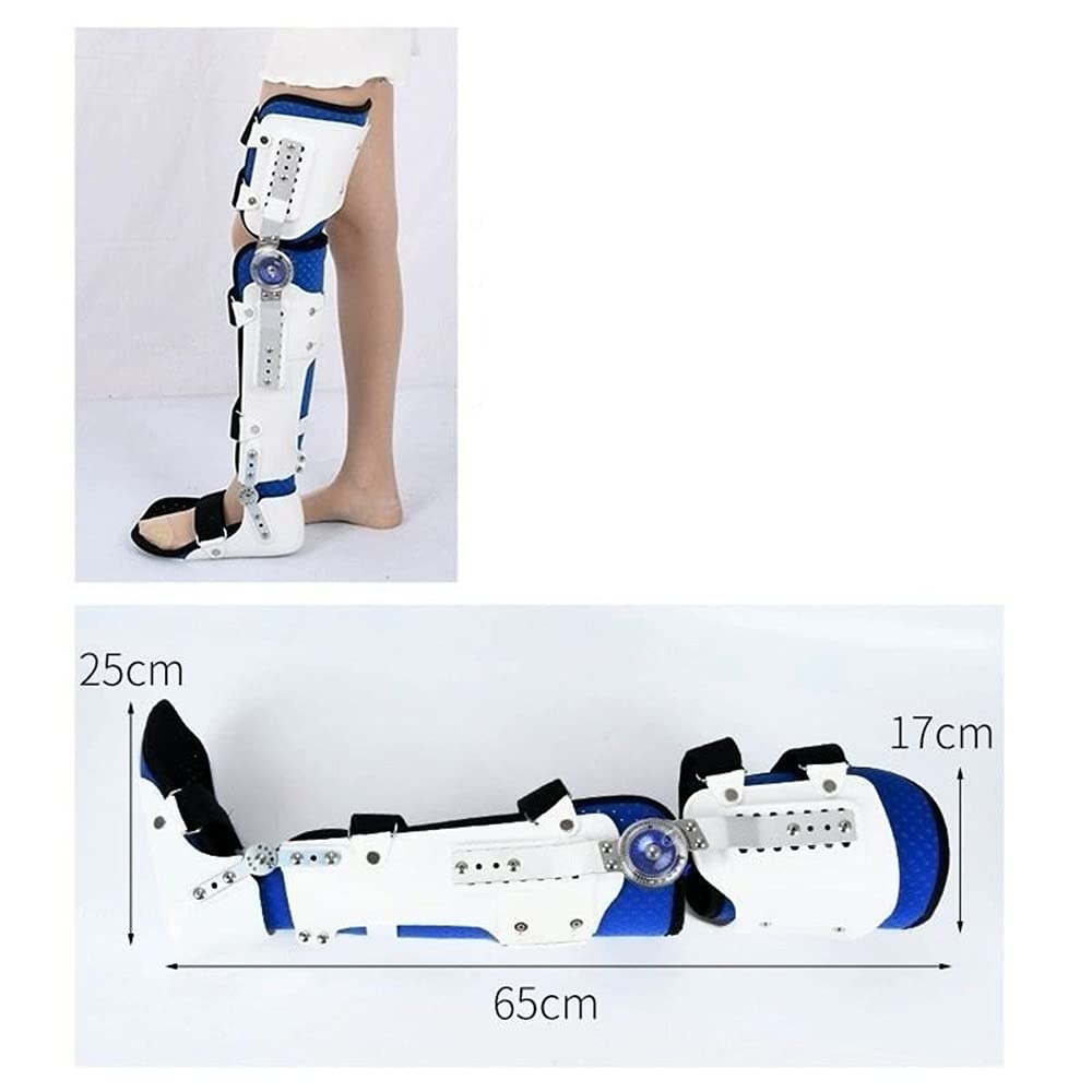 Rodilleras Ortopedicas Articuladas, Soporte de Articulación de Rodilla Ajustable Soporte de Rótula Estabilizador Órtesis Férula, Soporte de Tobillo Reduce El Dolor de Rodilla O Artrosis