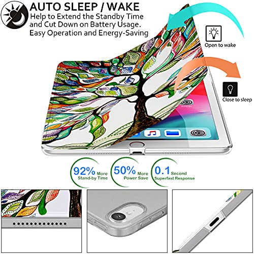 Image of DuraSafe Cases for iPad PRO 11 Inch 2018 1 Gen [ PRO 11 1st ] A1980 A1934 A2013 A1979 MTXN2HN /A MTXP2HN /A MTXR2HN /A MTXQ2HN /A PrintediPad Cover with Translucent Frosted Hard Back - Olivia Tree