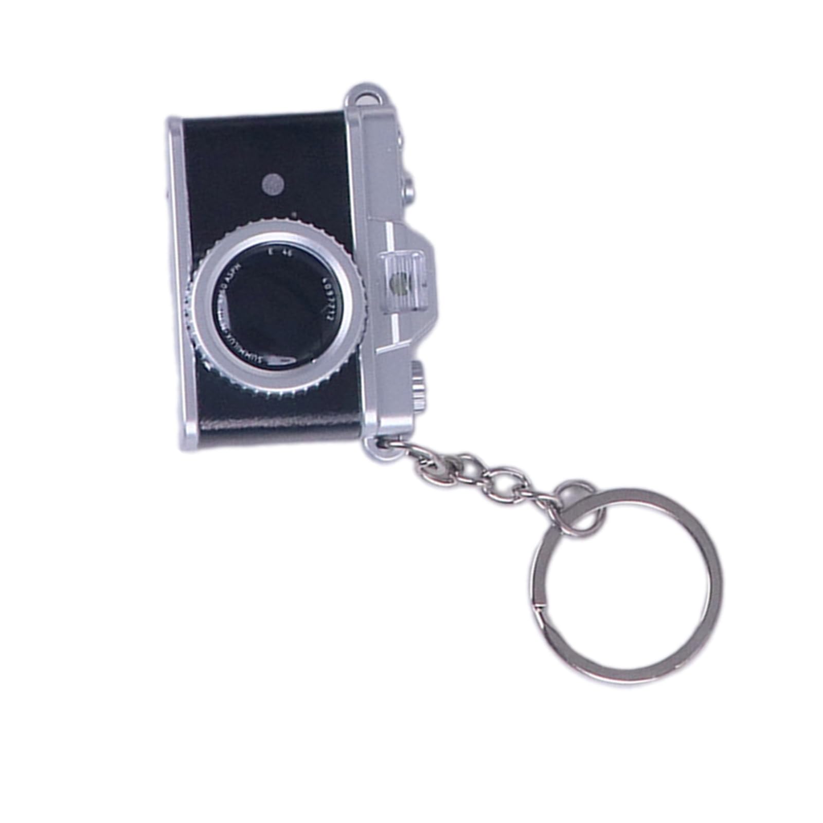 Hkfgdjdl Black Vintage Charm Miniature Camera Keychain Pendant With Light And Sound Effects For Photography Enthusiasts And Collectors