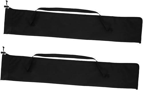 Kisangel 2 unids almacenamiento Tote escalada palo bolsa accesorios senderismo bastones senderismo soportes bolsa de almacenamiento bolsa de