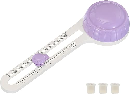 PATIKIL Cortadora de papel circular, cortador de papel giratorio redondo circular con 3 cuchillas para álbumes de recortes, manualidades, fotos,