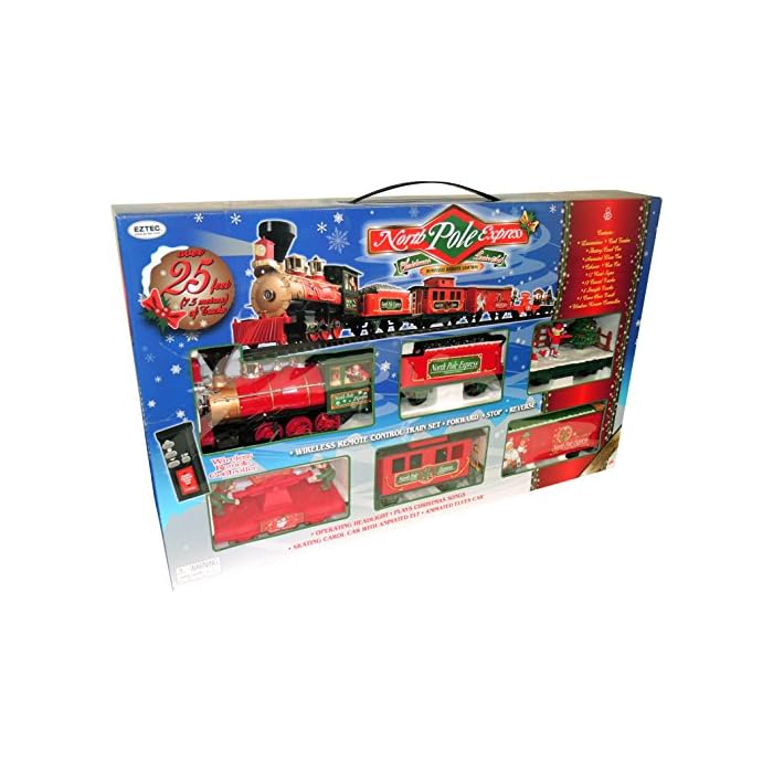 Buy Eztec 37260 G Scale North Pole Express Christmas Train Set Online