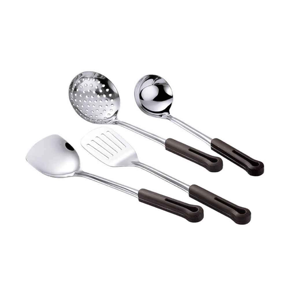 NGDFGR Spatula Cooking Utensils Stainless Steel Household Full Set Of Colander Kitchen Utensils Kitchen Spoon Cooking Shovel Soup Spoon,
