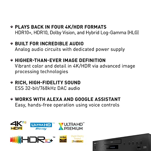 Panasonic Dp-Ub9000P1K Reference Class 4K Ultra Hd Blu-Ray Player With Hdr10+ And Dolby Vision Playback #TOP1