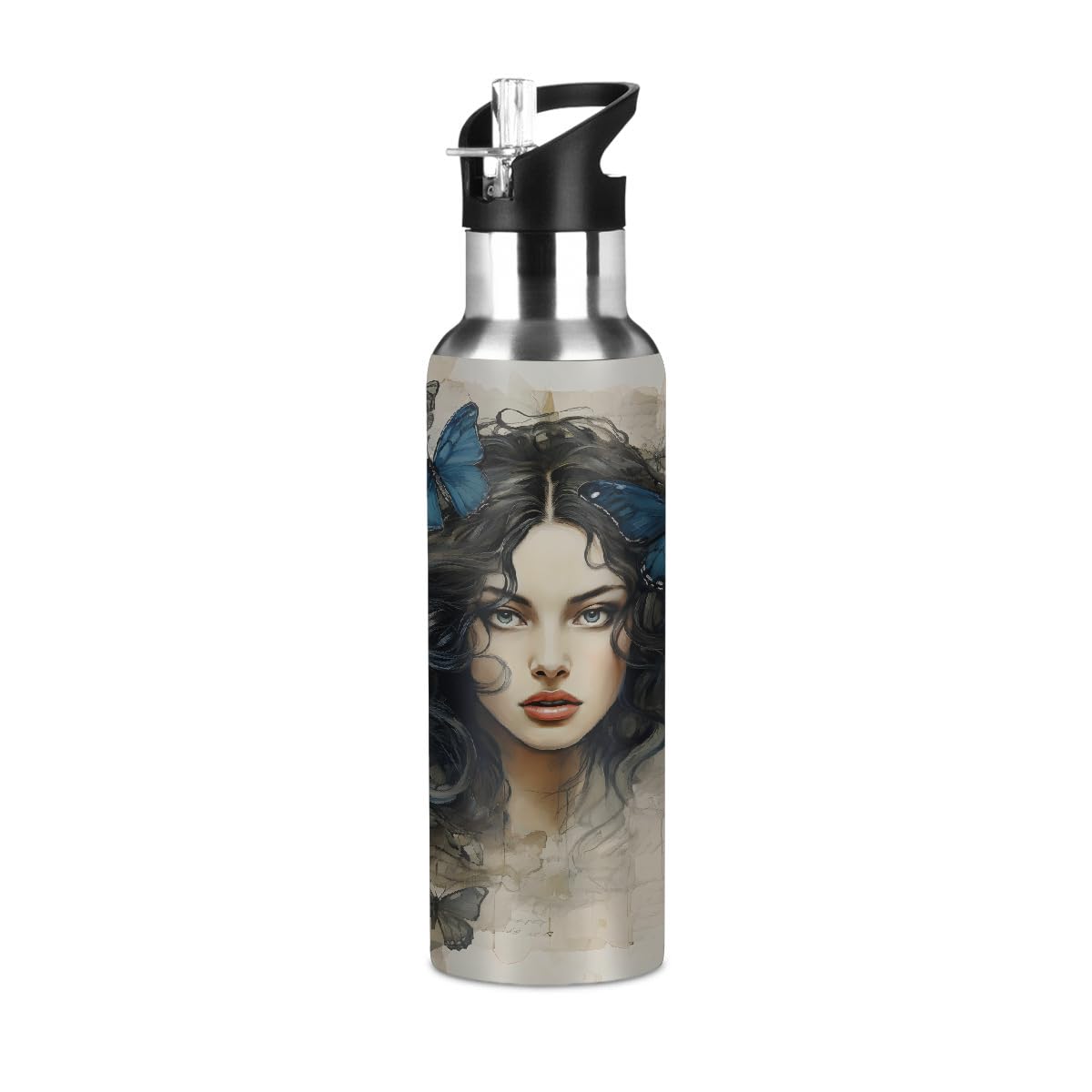 Gourde isotherme anti-fuite 600ml pour garçons et filles actifs