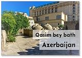 Aimant puissant à l'arrière Ancienne baignoire « Qasim Bey » du XVIIe siècle, également connue sous le nom d\'Aptek vert dans la ville intérieure « icheri Sheher – ville fortifiée » dans la capitale de l\'Azerbaïdjan, Bakou,