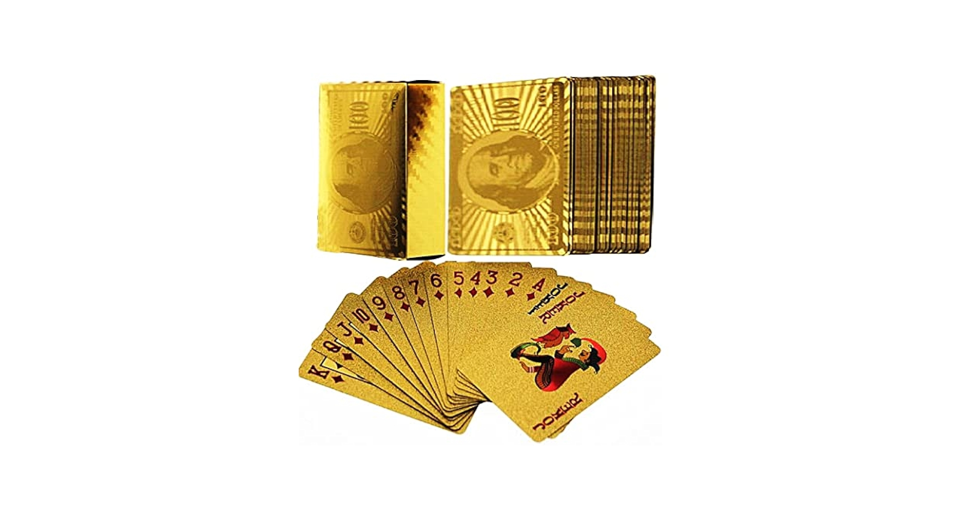 Amazon.com: Gold Playing Cards 24k Carat Gold Plated Make