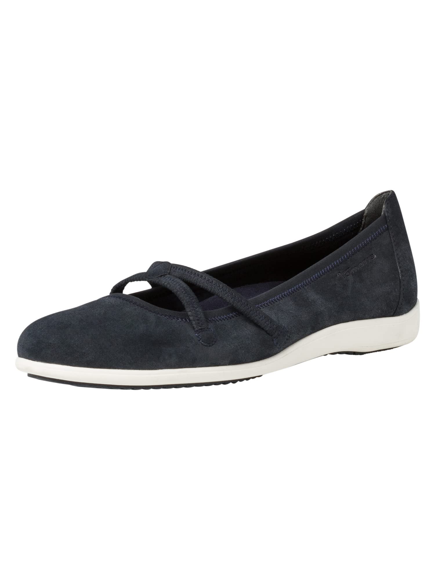 Tamaris Damen 1-1-22106-28, Ballet Flat, Navy,