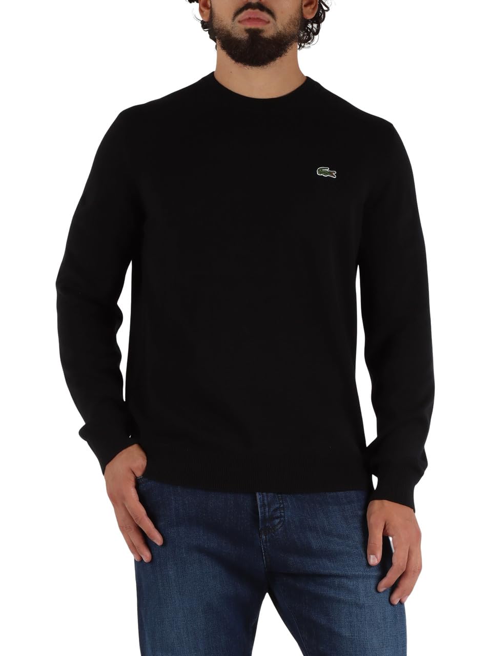 Lacoste Pullover Strickpullover Rundhalsausschnitt
