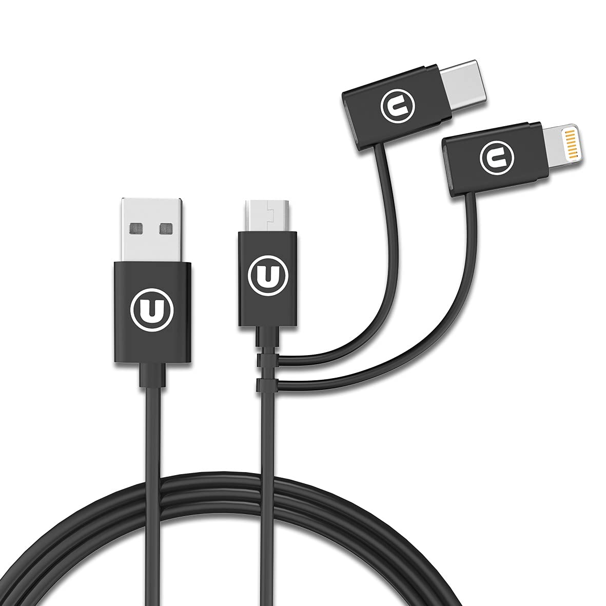 See full amazon price history chart for BANDRIDGE MFI Certified 3 in 1 Charging Cable Fast Charging & Data Sync USB Cable for Android Smartphone IOS & Type C Devices Multi Pin Type C cable Micro USB Cable & Cable for iPhone 1 Meter -Black BANDRIDGE MFI Certified 3 in 1 Charging Cable Fast Charging & Data Sync USB Cable for Android Smartphone IOS & Type C Devices Multi Pin Type C cable Micro USB Cable & Cable for iPhone 1 Meter -Black (B097V2PD9V) Amazon Price History, Amazon Price Tracker