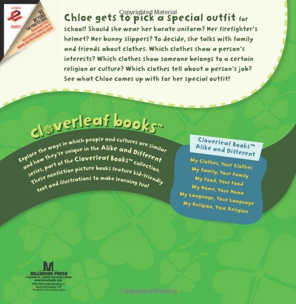 My Clothes, Your Clothes (Cloverleaf Books (tm) -- Alike and Different) - Image 2