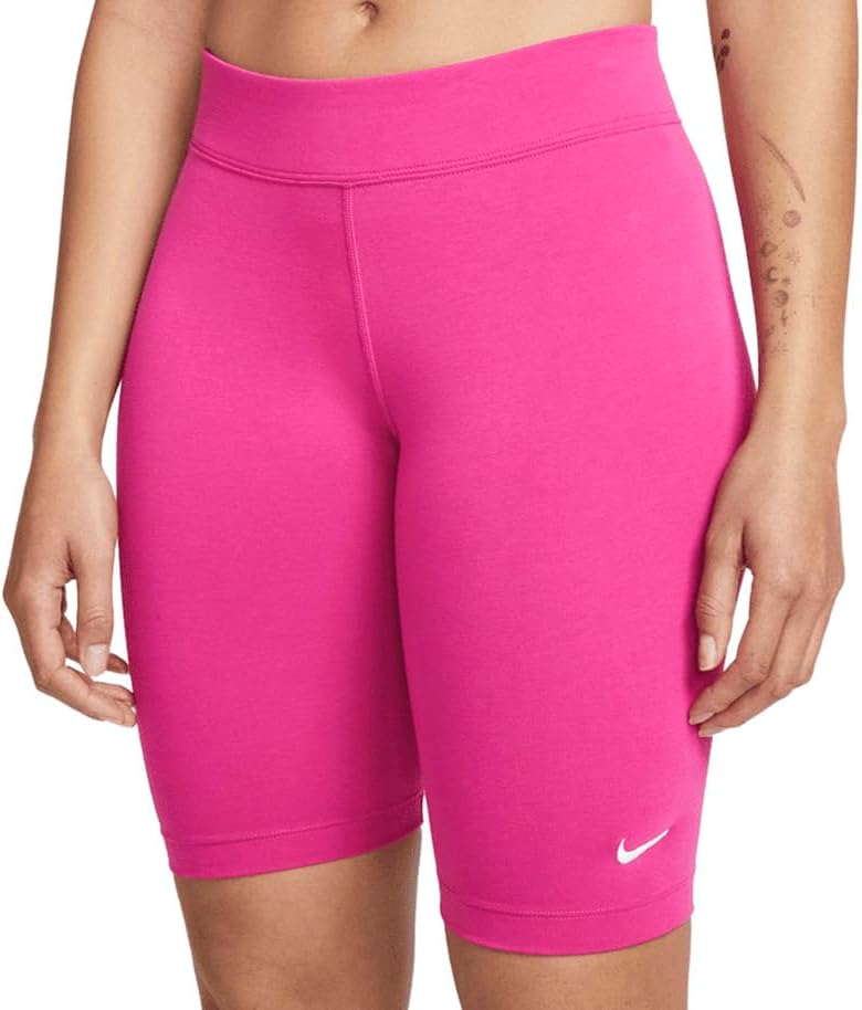 Nike Essential Bike Womens Active Shorts Size S, Color: Active Pink-Pink