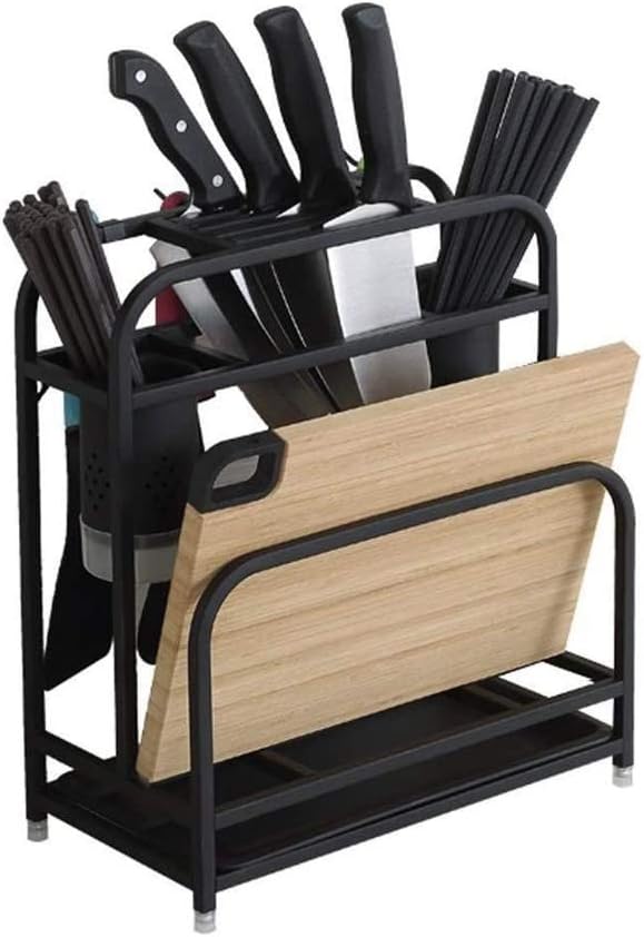 Stainless Steel Tool Storage Rack Kitchen Knife Rack Stick Board Rack Avoid Clutter