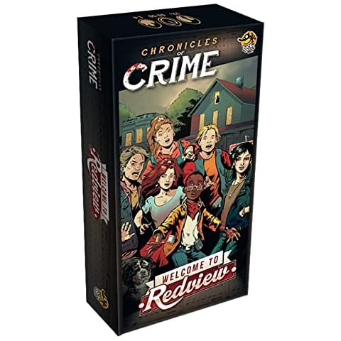 Lucky Duck Games LKY038 Chronicles of Crime: Welcome to Redview, Mixed Colours Cover