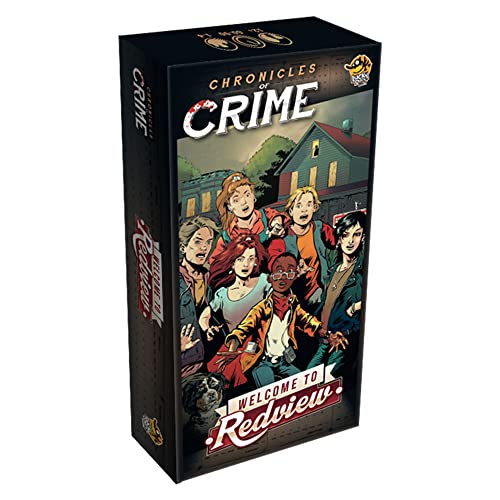 Expansión Chronicles of Crime: Bienvenidos a Redview – Juego de Misterio Cooperativo para Niños y Adultos, Edad Recomendada 12+, 1-4 Jugadores, Duración Aproximada 60-90 Minutos, Desarrollado por Lucky Duck Games miniatura 1