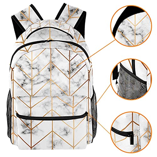 Mochilas ligeras para viajes senderismo camping textura mármol blanco 3