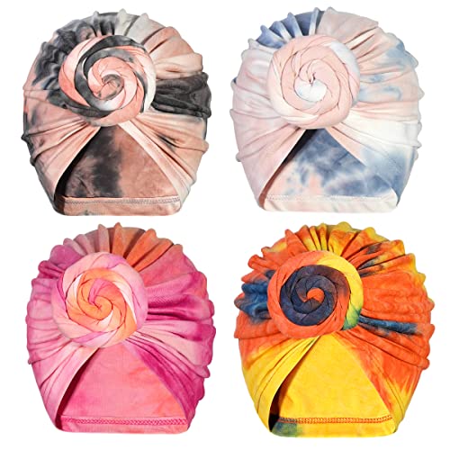 Image of KYNARI Turban Head Wraps for Women, Pretied Stretch Bonnet Hair Wrap
