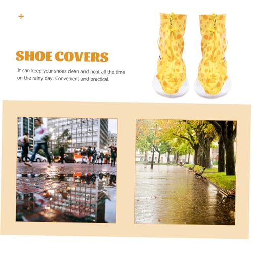 Protector de Zapatos para Niños BESPORTBLE 2 piezas, Cubierta Impermeable y Antideslizante para Lluvia miniatura 4