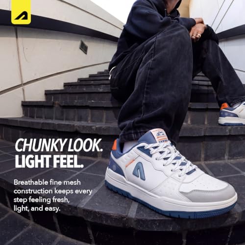 Image of Boldfit Shoes for Man Stylish Sneakers for Man Chunky Street Style Casual Lace Up Shoes for Men Comfortable Sneakers for Boys Lightweight Casual Sneaker Shoe for Men, Black, UK 11