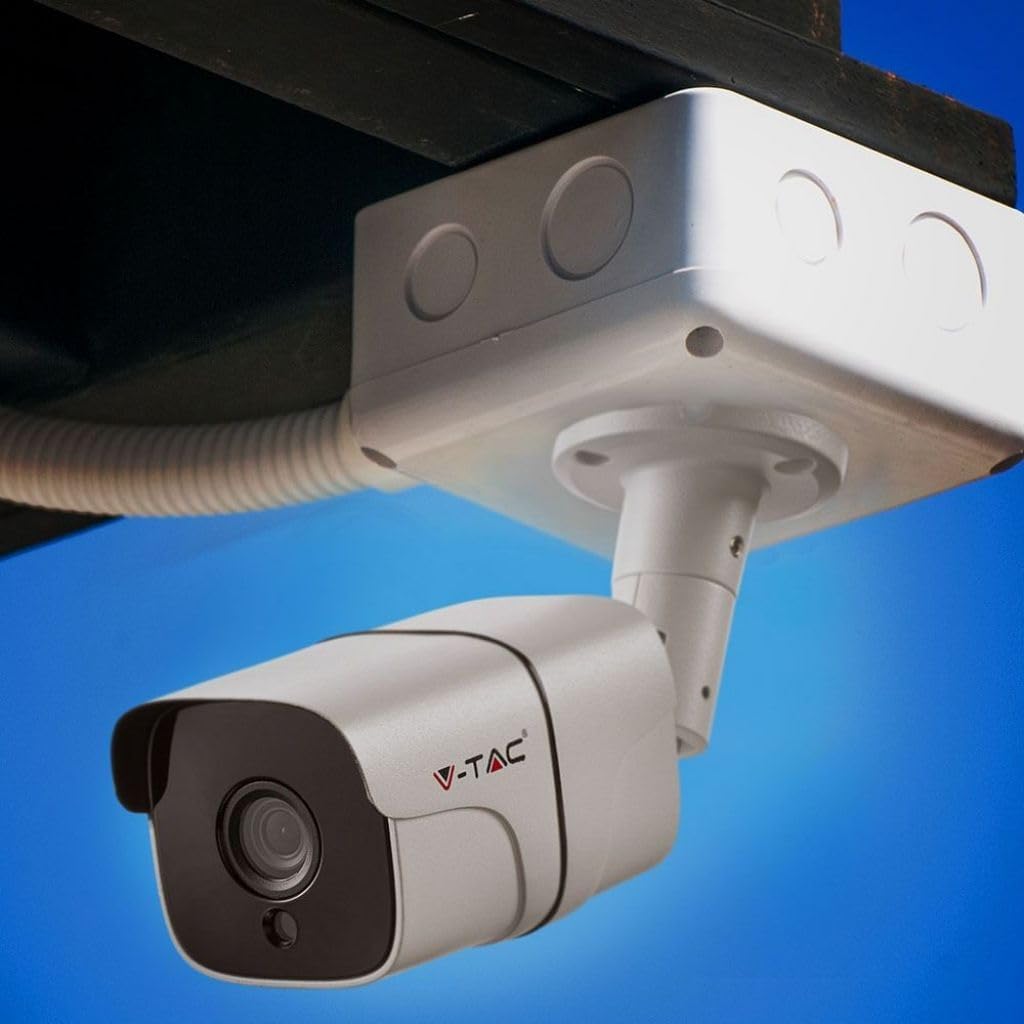 V-TAC VT-5135 IP Security Camera mounted outdoors