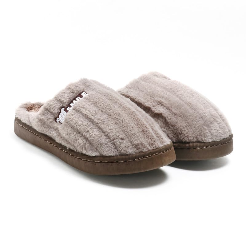 TopiBaaz Winter Indoor Slipper for Women Soft Fur Home Flip Flop Slides Unisex Carpet Slippers for Bedroom House Sandals Slip On (Brown UK-7) (B0DJ5RJ7BD) Amazon Price History, Amazon Price Tracker
