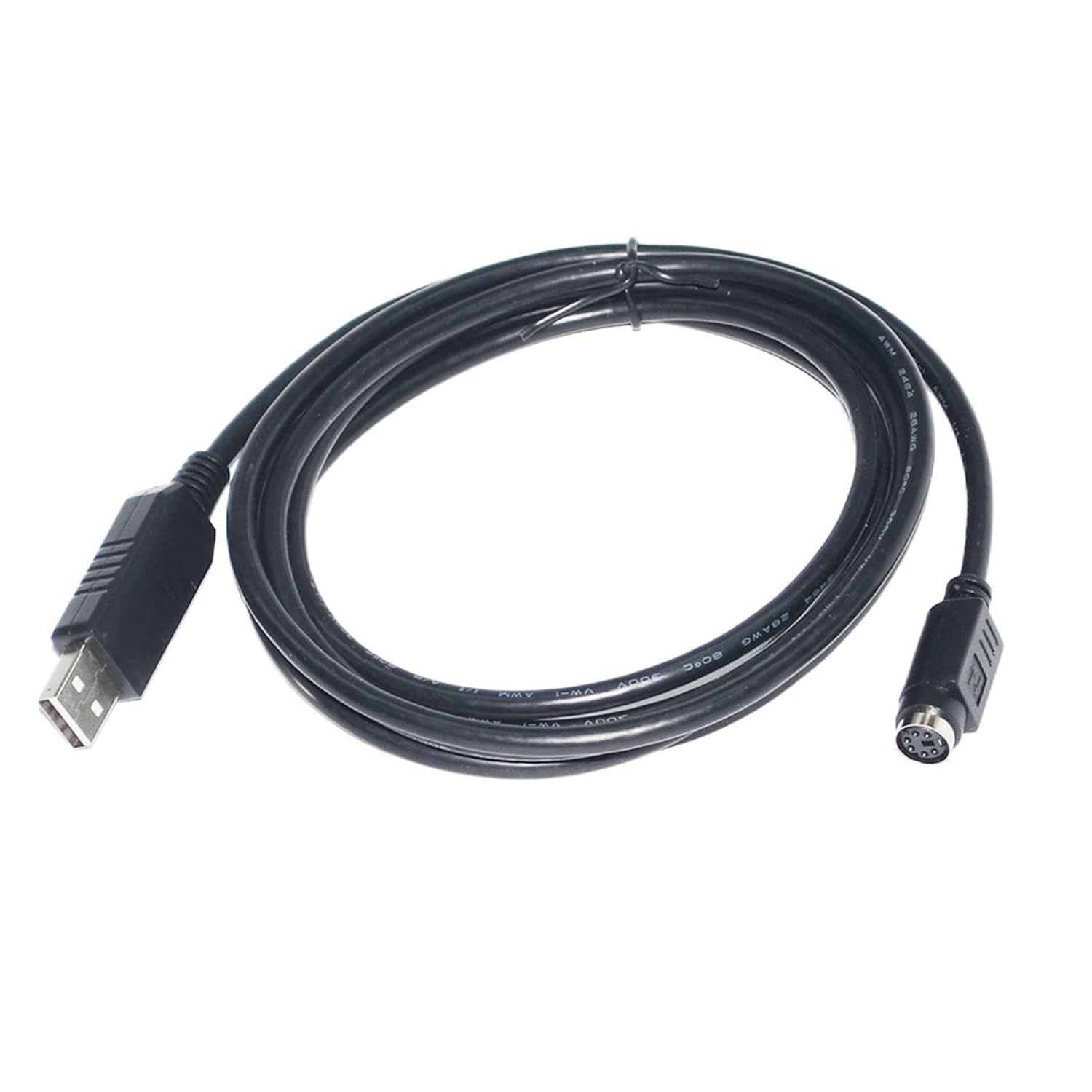 FT232RL CHIP USB to PS/2 MINI-DIN 6PIN Female RS232 Serial Converter Cable for T-LSM Series to PC KABLE(5m)