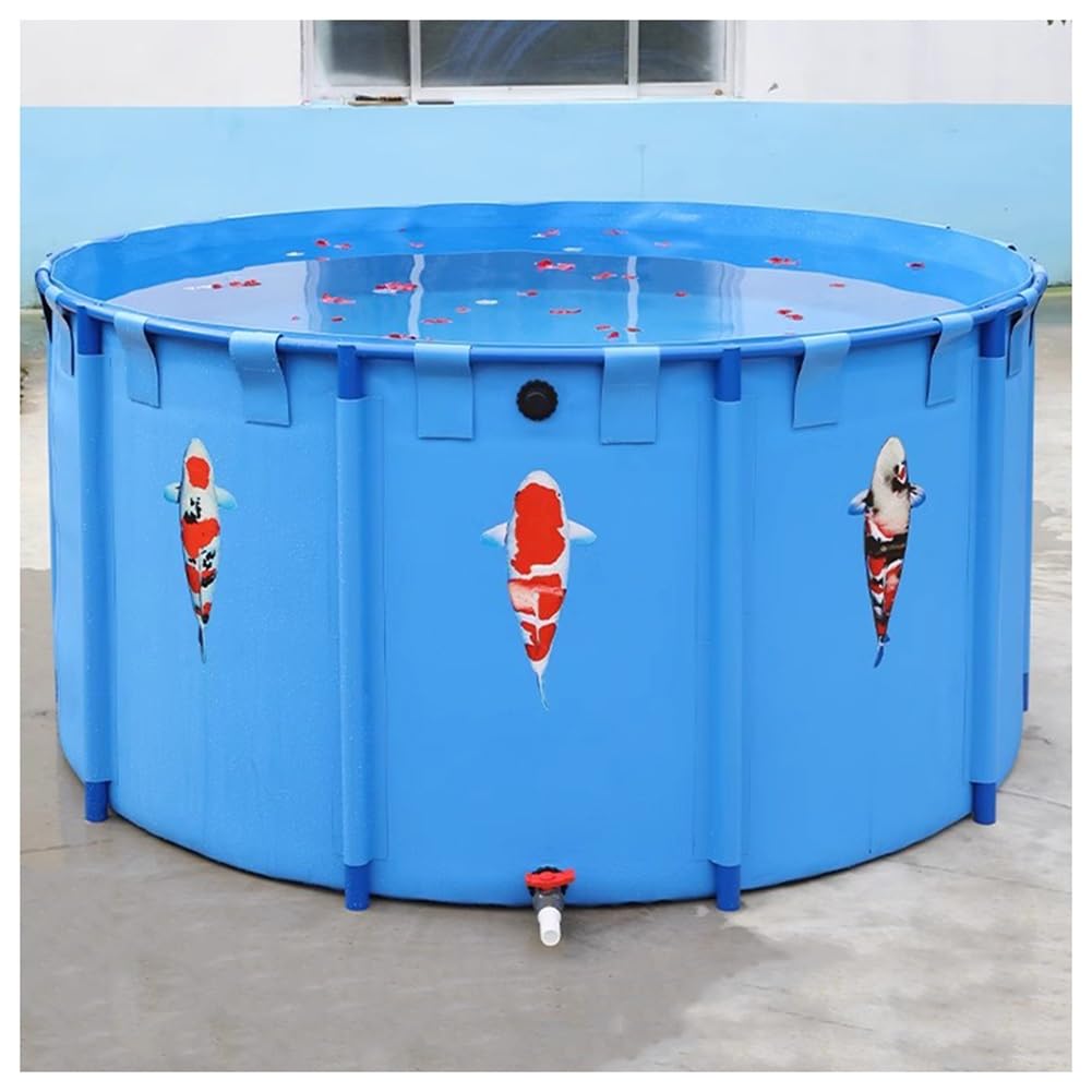 Aquarium en toile épaisse extérieure, grand bassin à carpes koï pliable