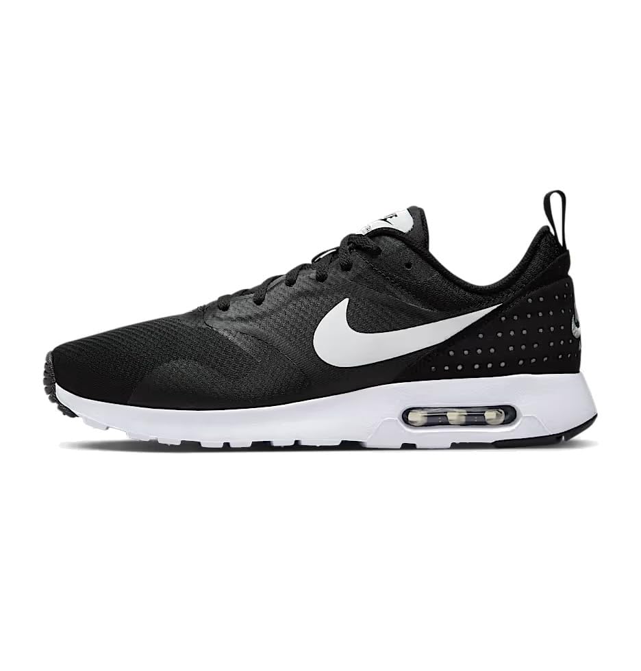NIKE Air Max Tavas Baskets pour homme, noir/blanc, 44.5 EU