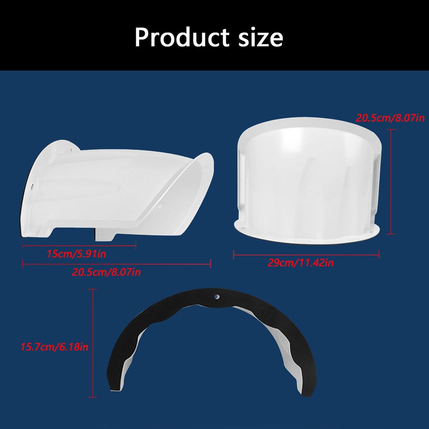 Anti Fog Rain Shield for CCTV Cameras with Easy Installation Rain Cover Ensuring Uninterrupted and Longevity