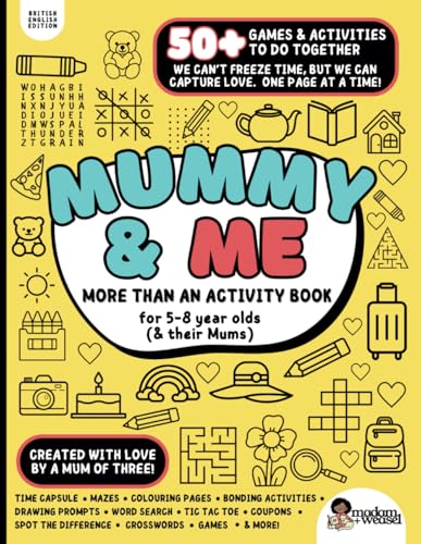 Mummy & Me: More Than an Activity Book | 50+ Activities for Mums and Kids (ages 5-8) | Keepsake Journal for Capturing Special Moments - UK, Australia & New Zealand version