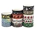 24 Rolls Holiday Washi Tape Set | Covering Celebrations in All Four Seasons | Multi-Purpose, Great for Adults and Kids; Gift Wrapping, DIY Art & Crafts Projects, Scrapbook, Journal
