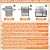 17 1/8 X 9 3/8" Grill Emitter Grates for Charbroil TRU-Infrared 2 Burner 463644220 463642316, G362-2100-W1 Replacement for Charbroil Parts 463632320 463675016 463245518 463675016P1 466642316 466642416