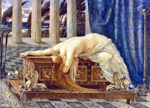 Pintura decorativa para sala de estar, cuadro de Walter Crane de 60x90cm 1