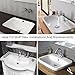 Sink Drain Extension Rod for Bathroom Pop-Up Vertical/Horizontal Rods, 6 Inch Sink Pop Up Rod Assembly Universal Basin Lengthen Extender, 1 Pack